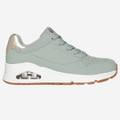 Skechers UNO - GOLDEN AIR - Green - Back view