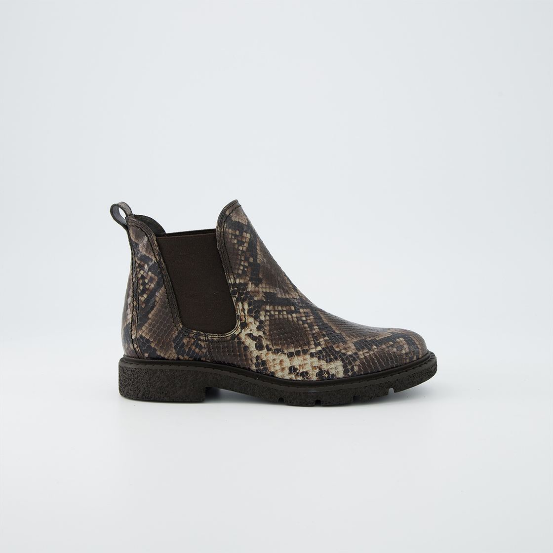Paul Green 8258-048 - Brown combined / reptile look - Back view