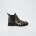 Paul Green 8258-048 - Brown combined / reptile look - Back view