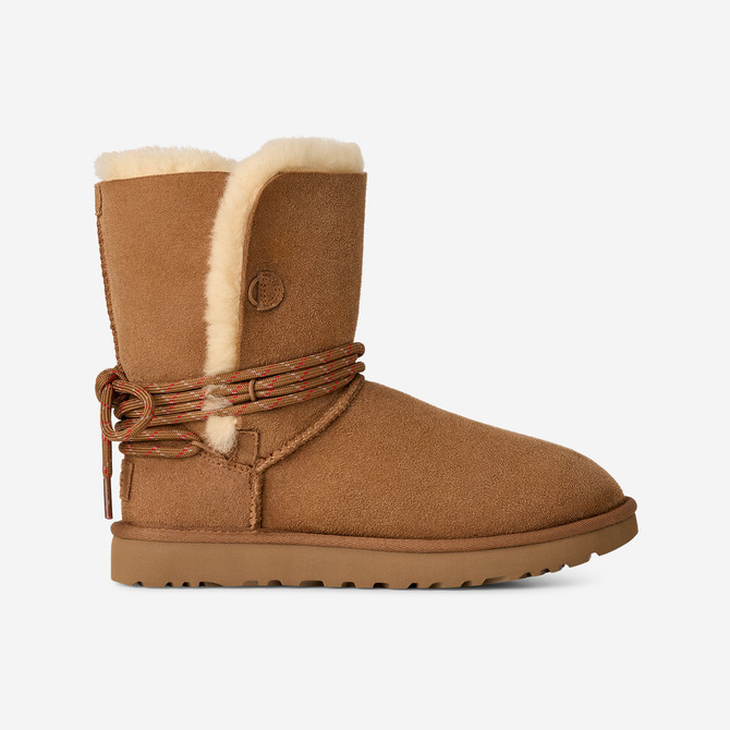 UGG australia BAILEY TIE - Brown - Back view