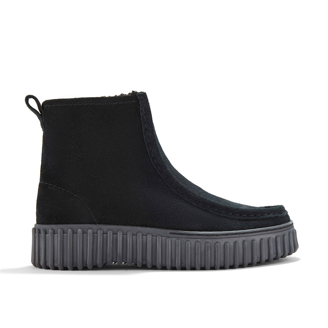 Clarks Torhill Cozy - Black - Back view