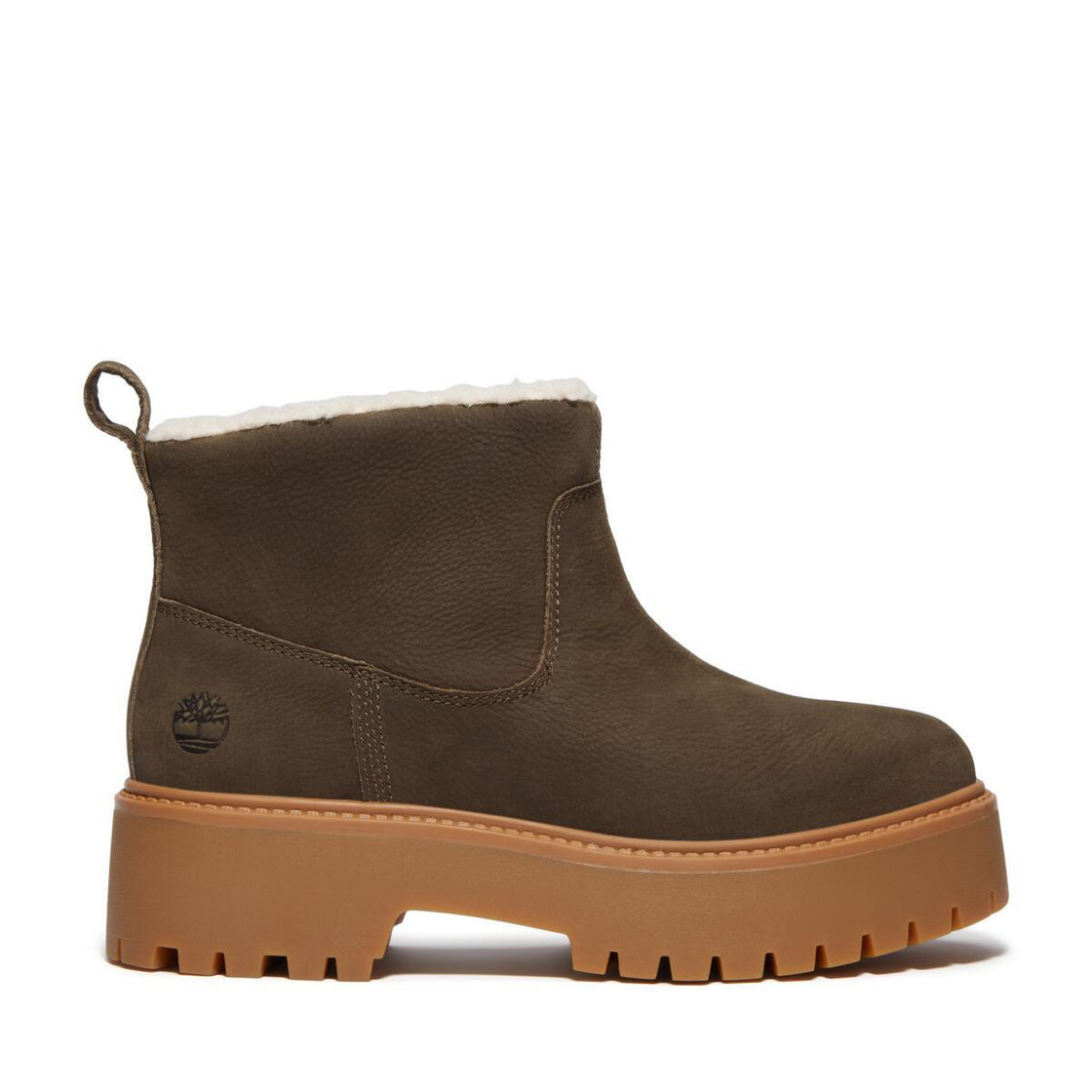 Timberland A283G STONE STREET MID WARM LI - Brown - Back view