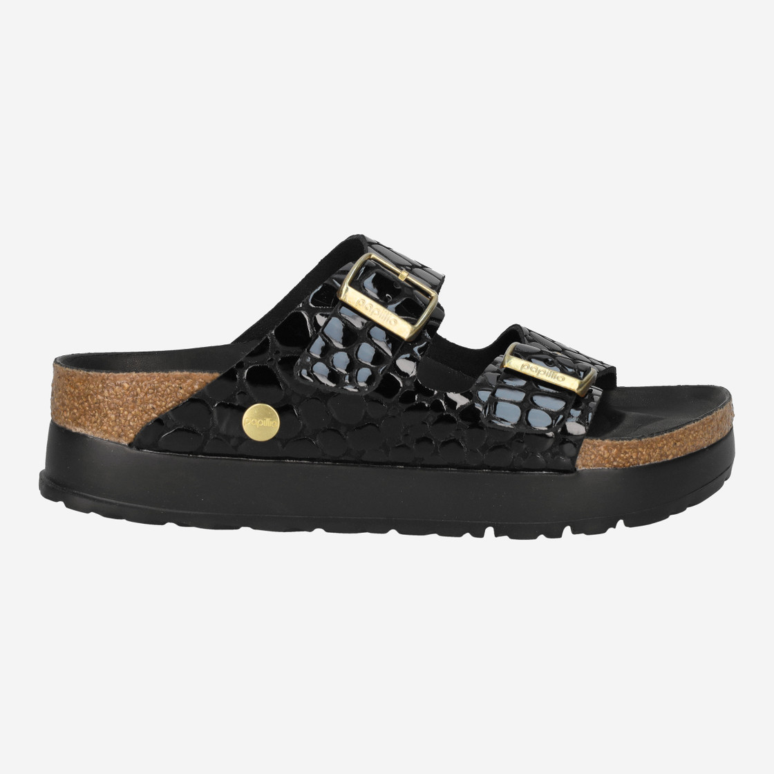 birkenstock ARIZONA PAP FLEXPLATFORM - Black - Back view