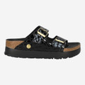 birkenstock ARIZONA PAP FLEXPLATFORM - Black - Back view