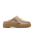 Clarks Torhill Mule - Beige - Back view