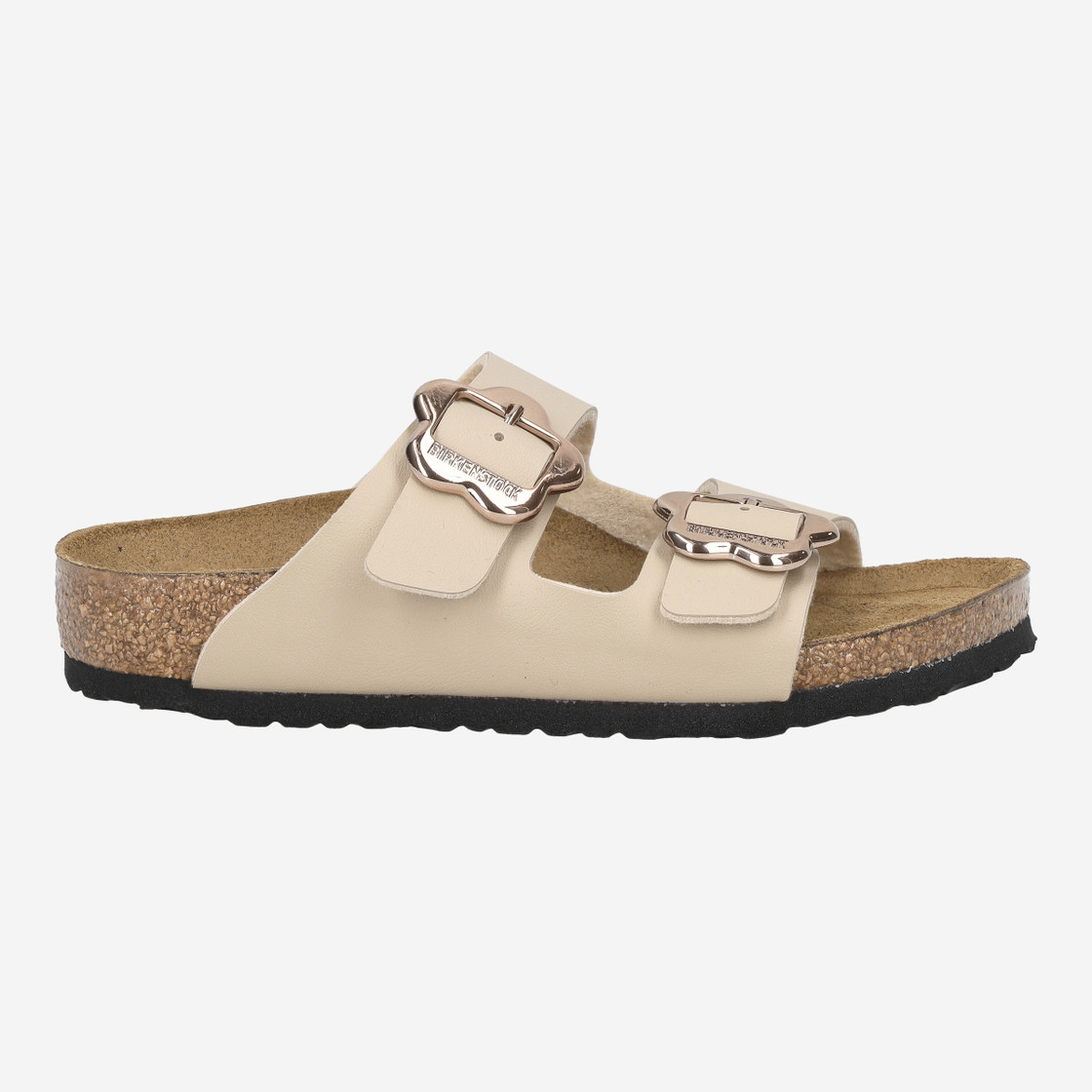 birkenstock ARIZONA FLOWER BUCKLE - Beige - Back view
