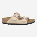 birkenstock ARIZONA FLOWER BUCKLE - Beige - Back view