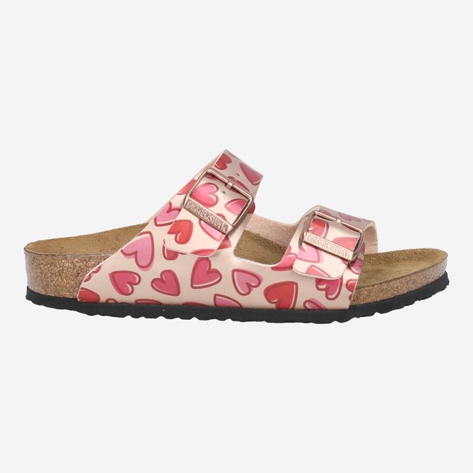 birkenstock ARIZONA BIRKO-FLOR - Colorful / Pink - Back view