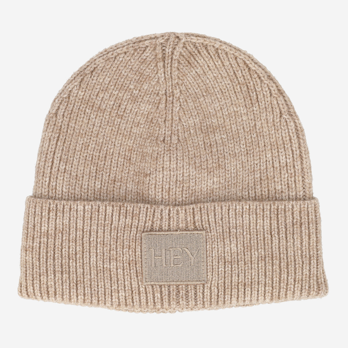 Hey Marley HEY BEANIE - Beige - Front view
