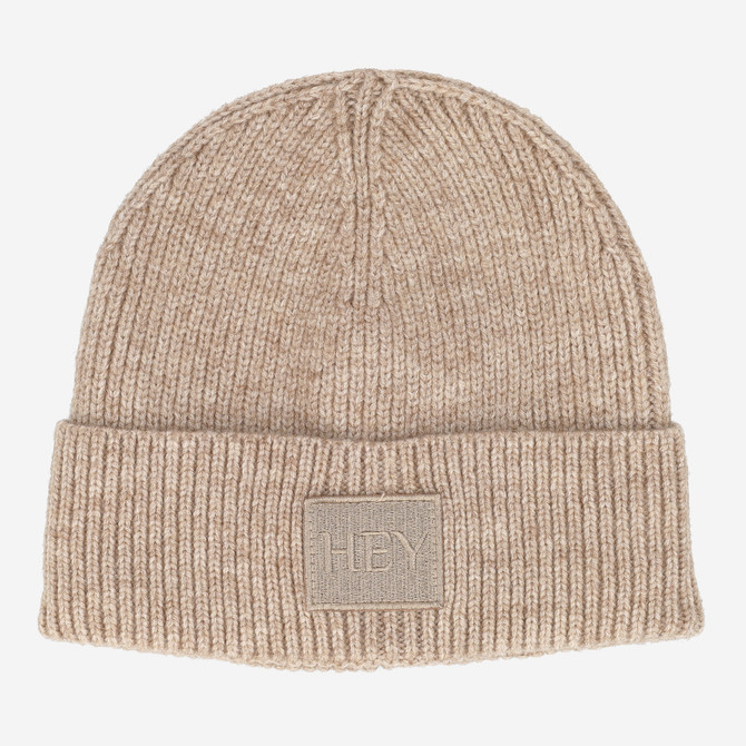 Hey Marley HEY BEANIE - Beige - Front view