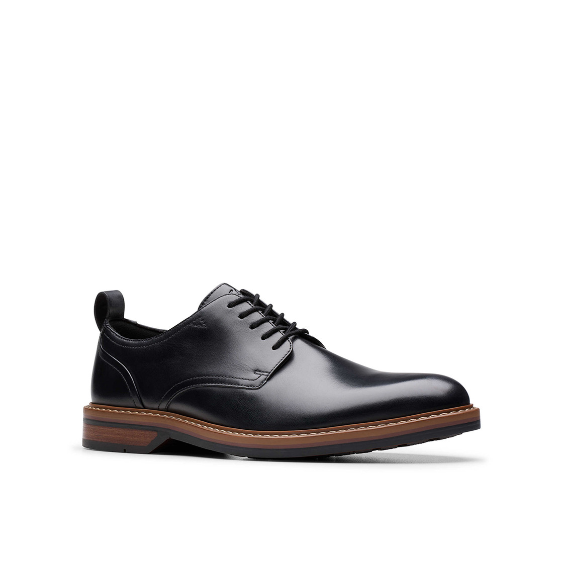 Clarks Aldwin Lace - Black - Front view