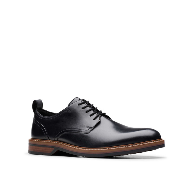 Clarks Aldwin Lace - Black - Front view