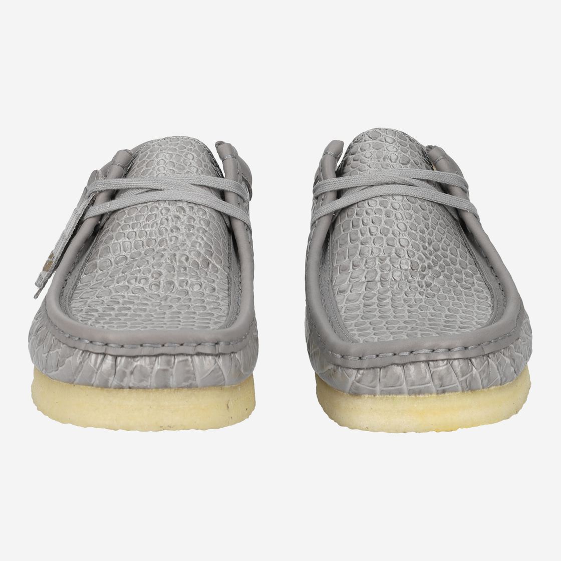 Clarks Wallabee - Gray - Front view