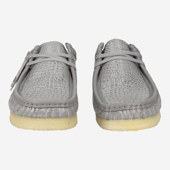 Clarks Wallabee - Gray - Front view