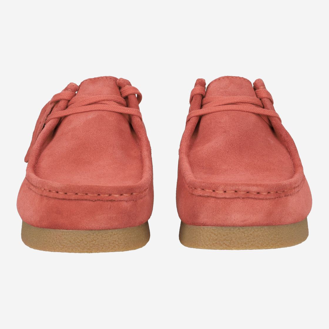 Clarks WallabeeEVO - Red - Front view