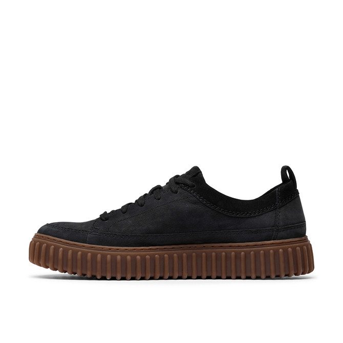 Clarks Torhill Lace - Black - Front view