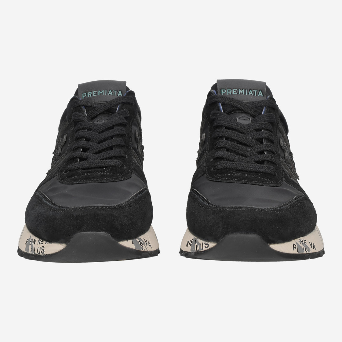 Premiata LANDER - Black - Front view