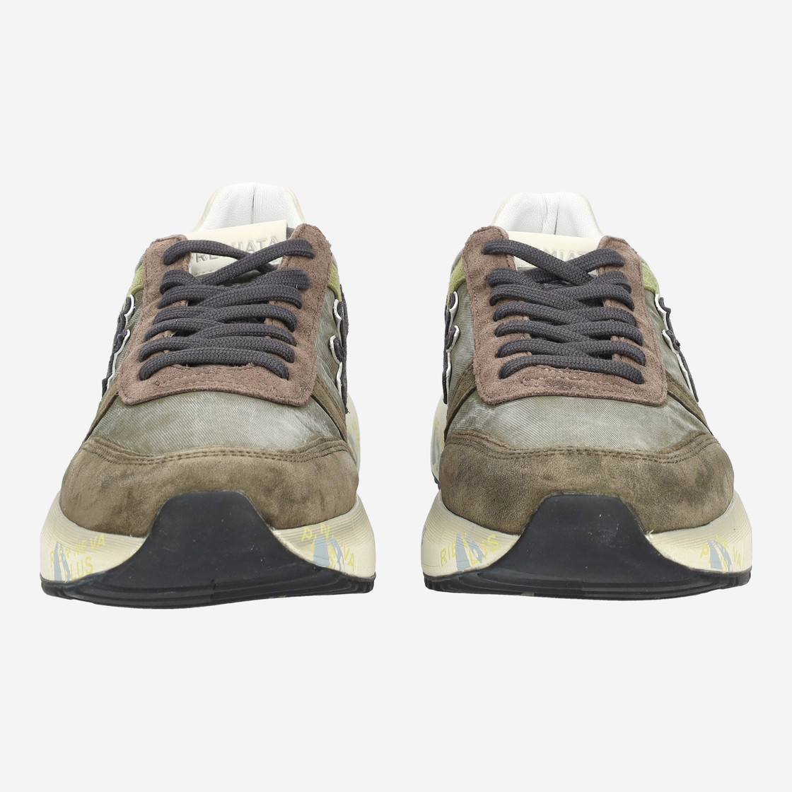 Premiata MICK - Green combined - Front view