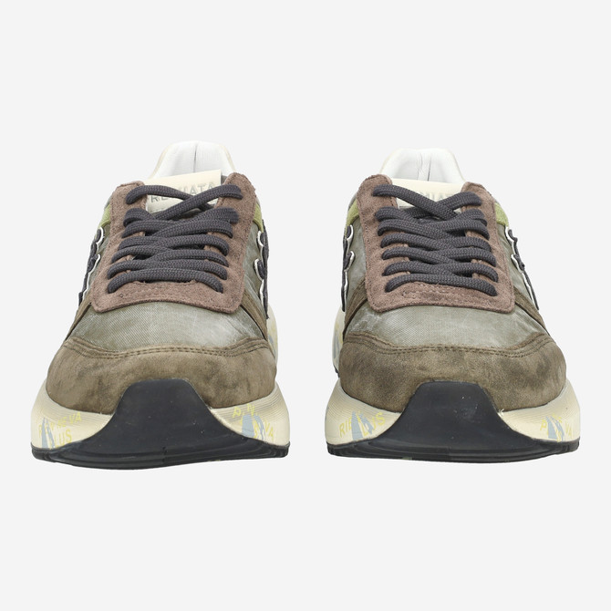 Premiata MICK - Green combined - Front view