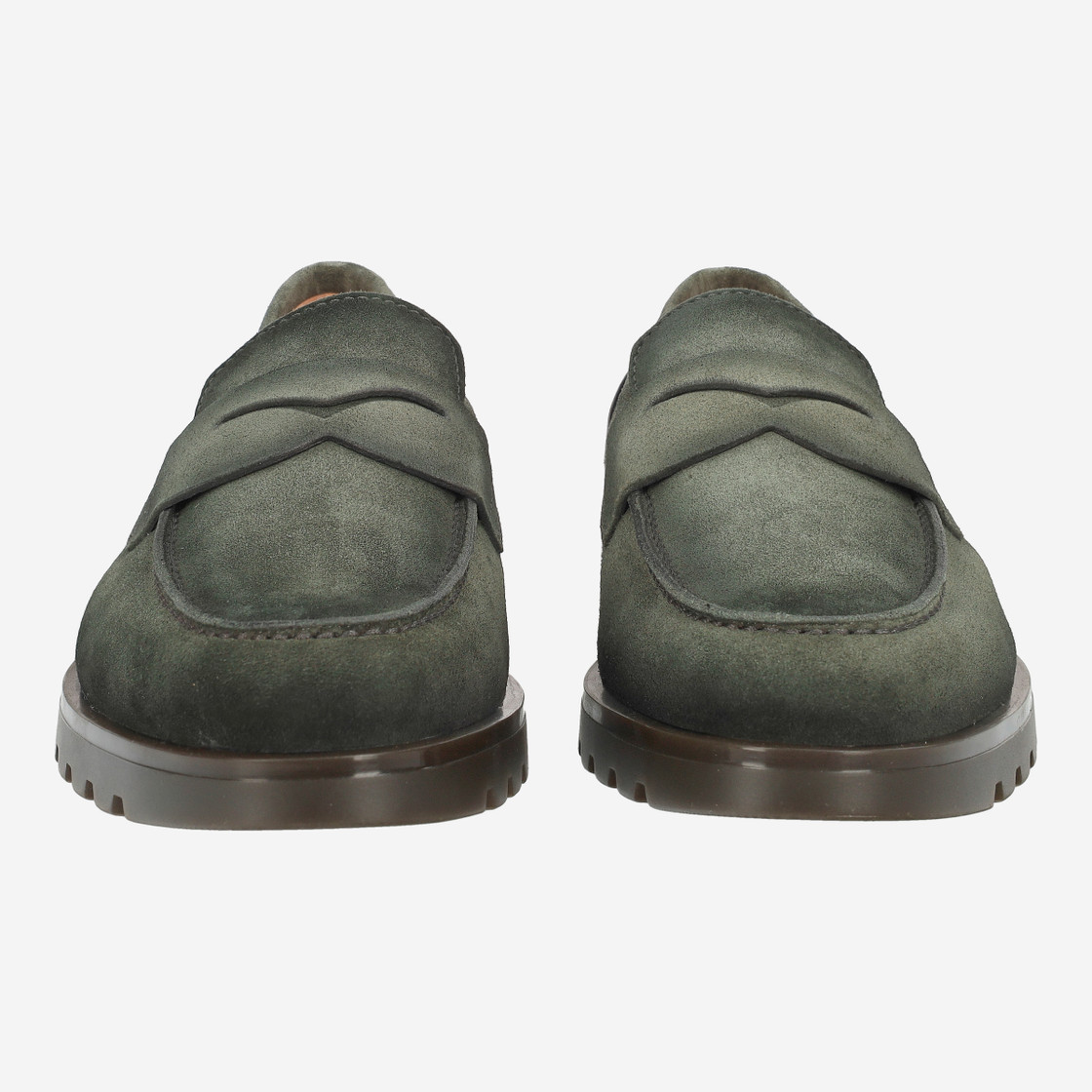 Santoni 18610 V49 - Green - Front view