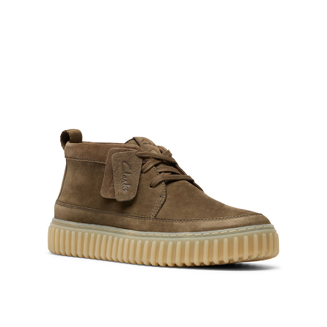 Clarks Torhill LaceHi - Green - Front view