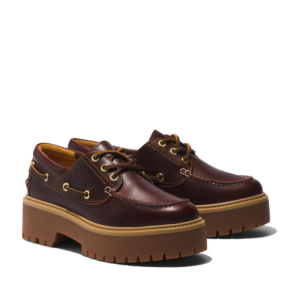 Timberland A2QDM STONE STREET BOAT SHOE - Brown - Front view
