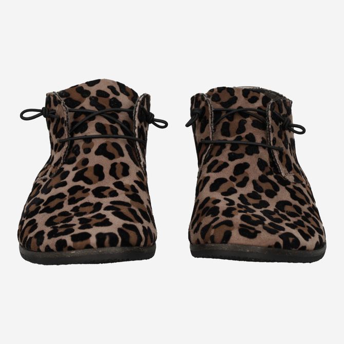 Donna Carolina BURANO SNOW - brown/leo look - front view