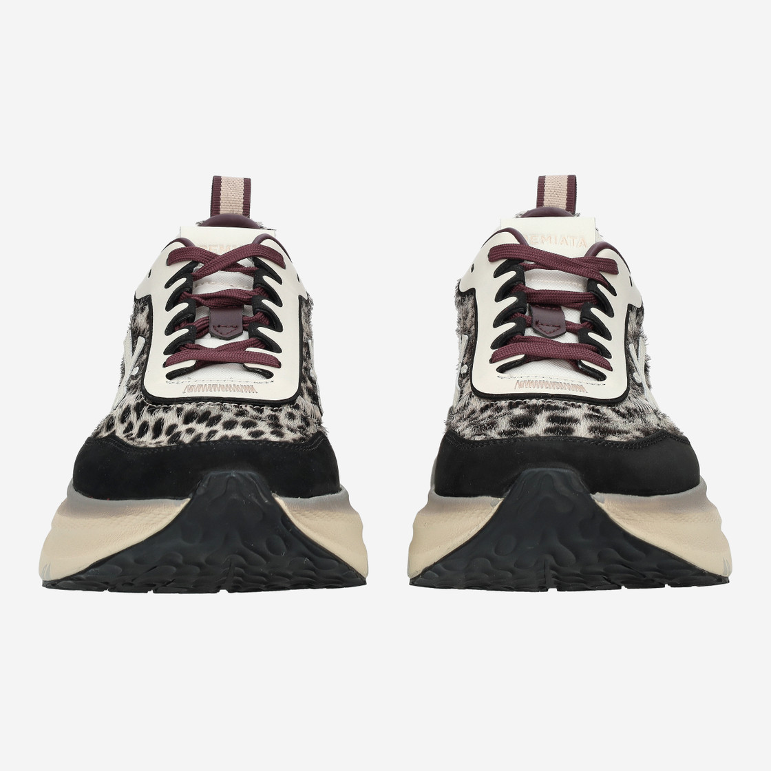 Premiata HILL - Black, combined - Front view