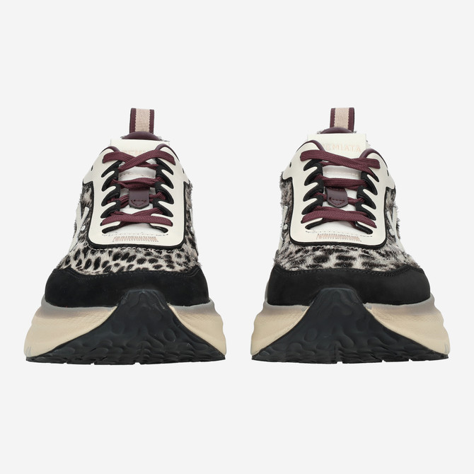 Premiata HILL - Black, combined - Front view