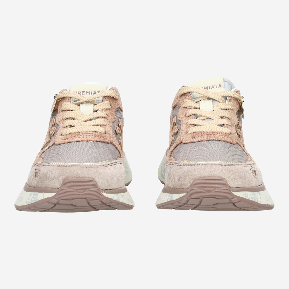 Premiata LAURYN - Beige - Front view