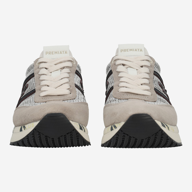 Premiata CONNY - Beige combined - Front view