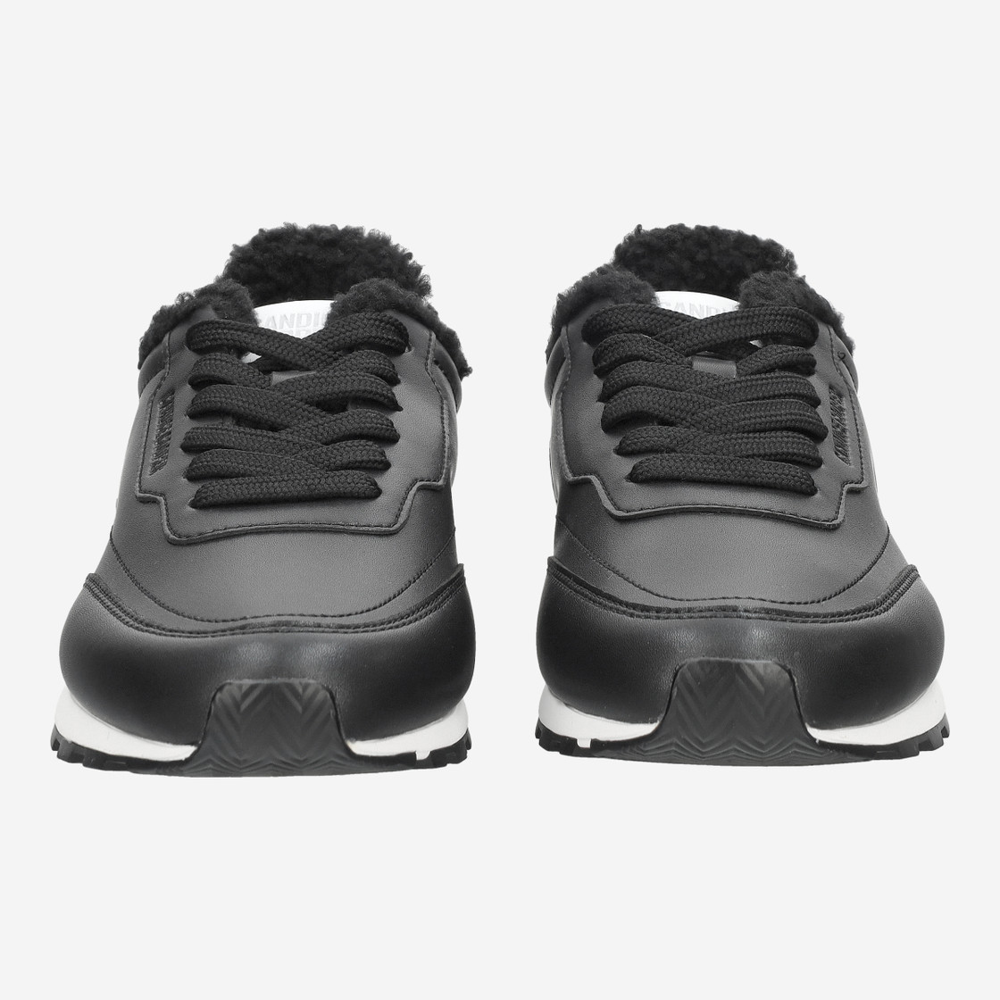 Candice Cooper PLUME FUR - Black - Front view