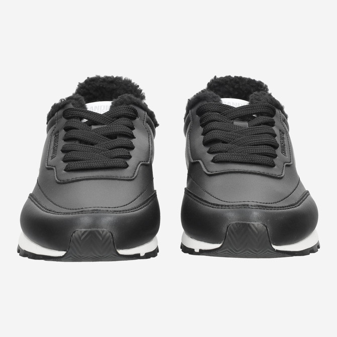 Candice Cooper PLUME FUR - Black - Front view