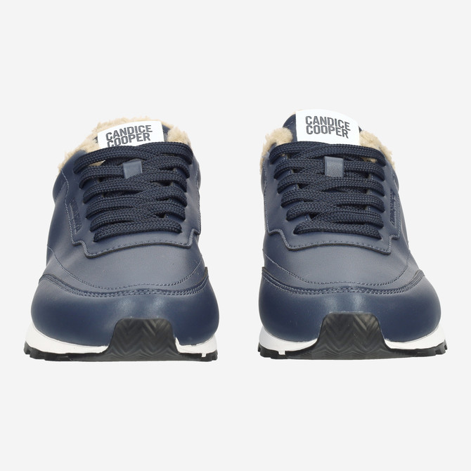 Candice Cooper PLUME FUR - Blue - Front view