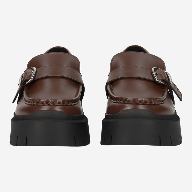 HUGO Kris_NewLoafer - Brown - Front view