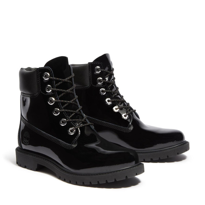Timberland A43F8 Premium 6 INCH LACE UP - Black - Front view