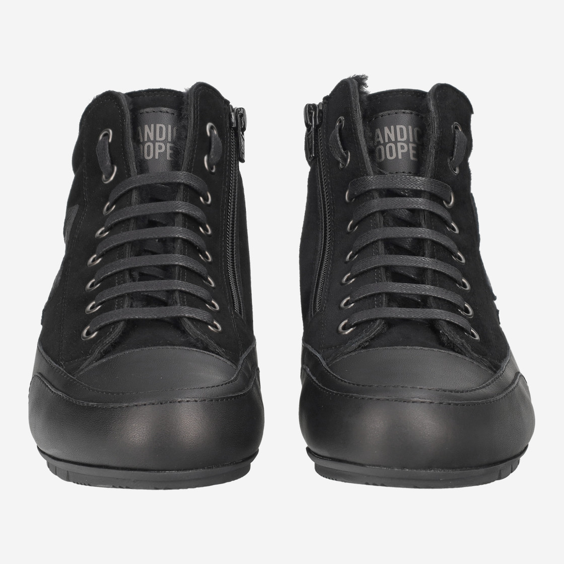 Candice Cooper PLUS FUR - Black - Front view