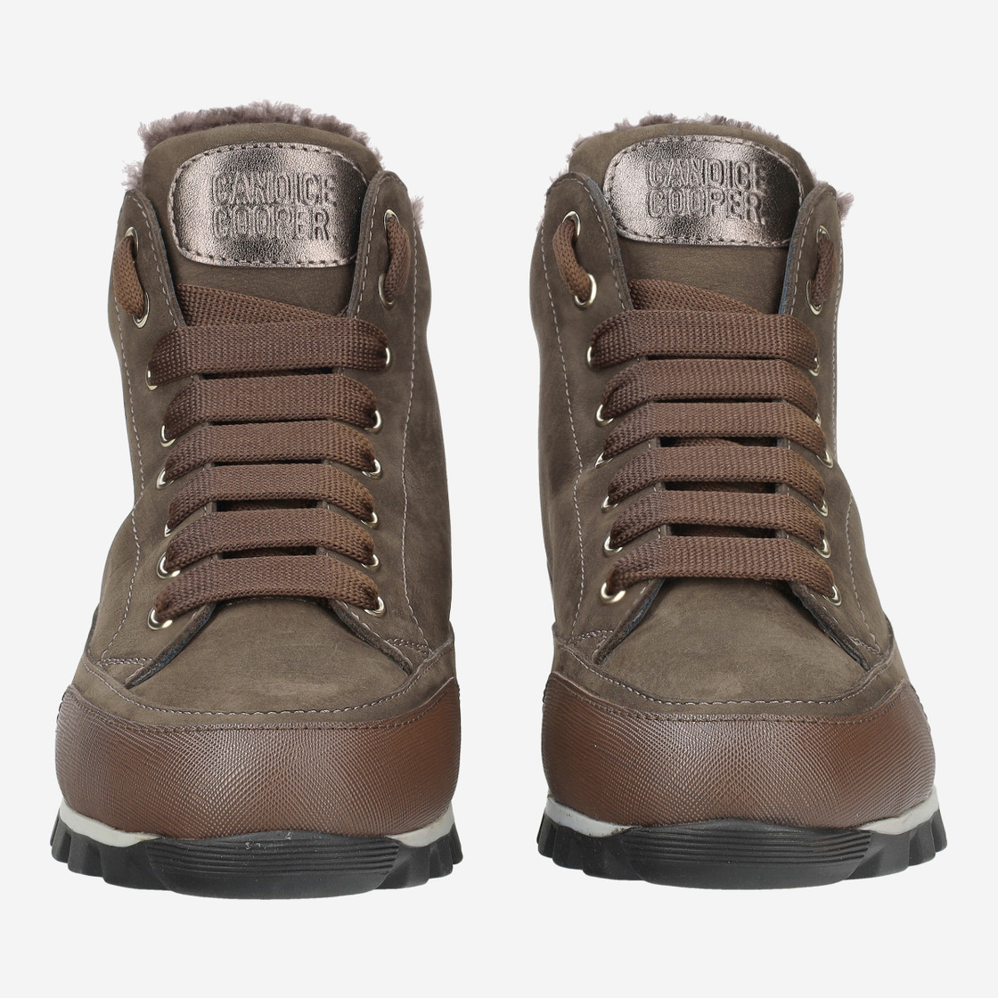 Candice Cooper RUNLO HIGH - Brown - Front view