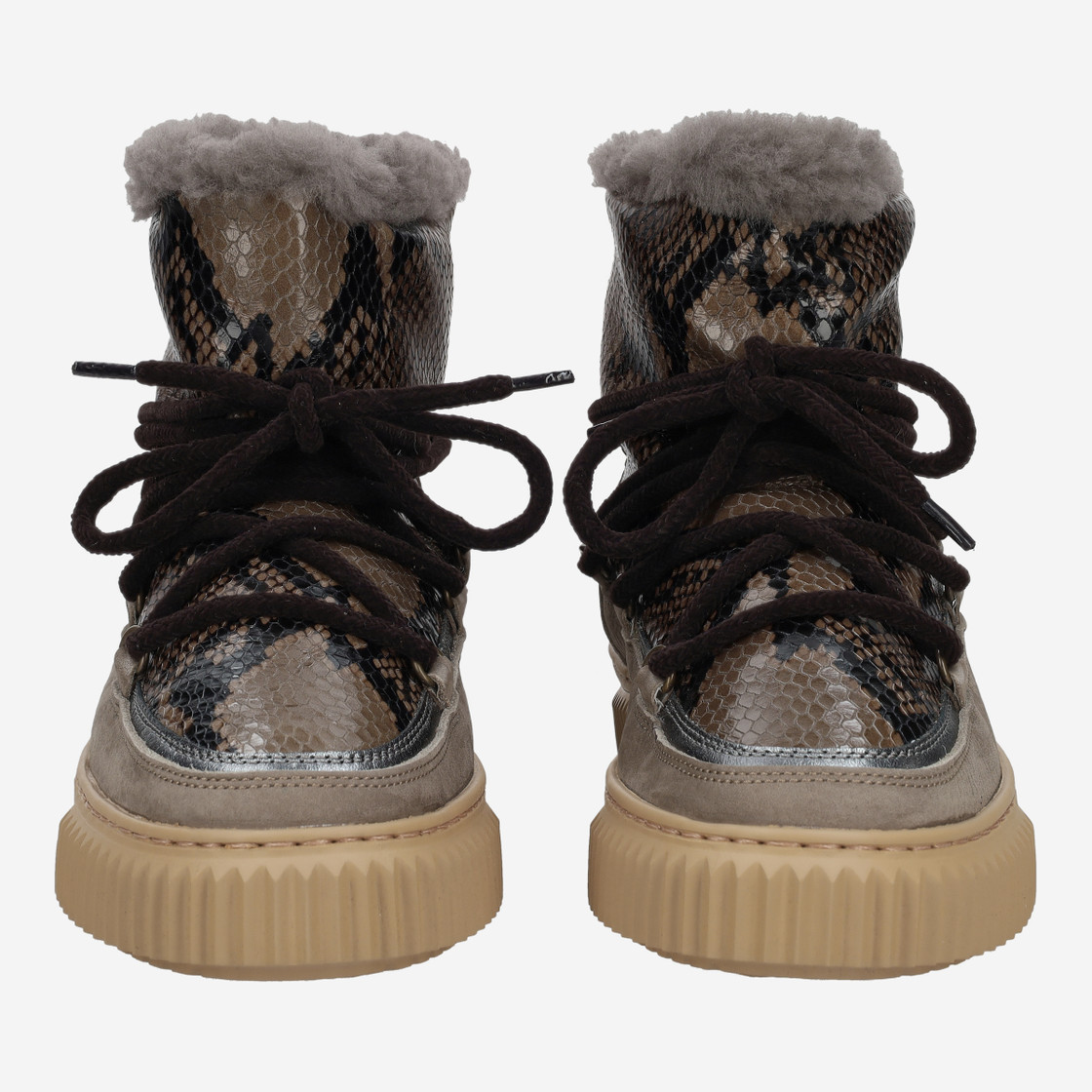 VOILE BLANCHE CORTINA FUR - Beige / Reptile - Front view