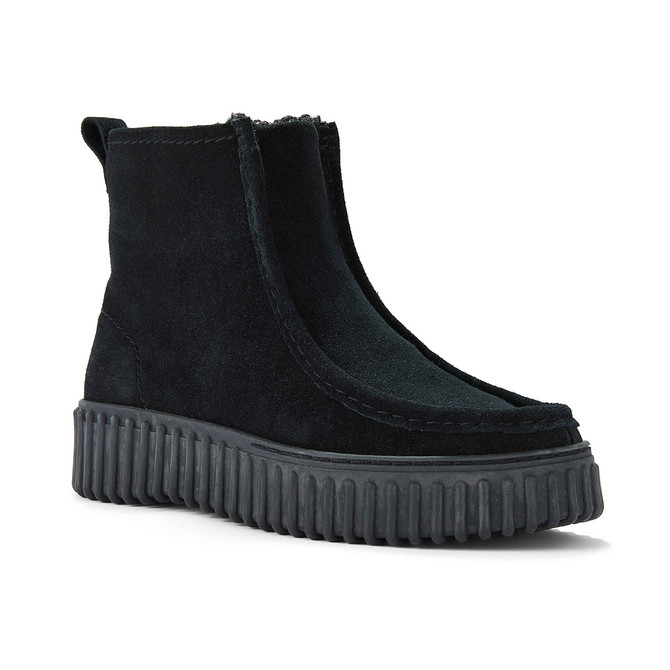 Clarks Torhill Cozy - Black - Front view
