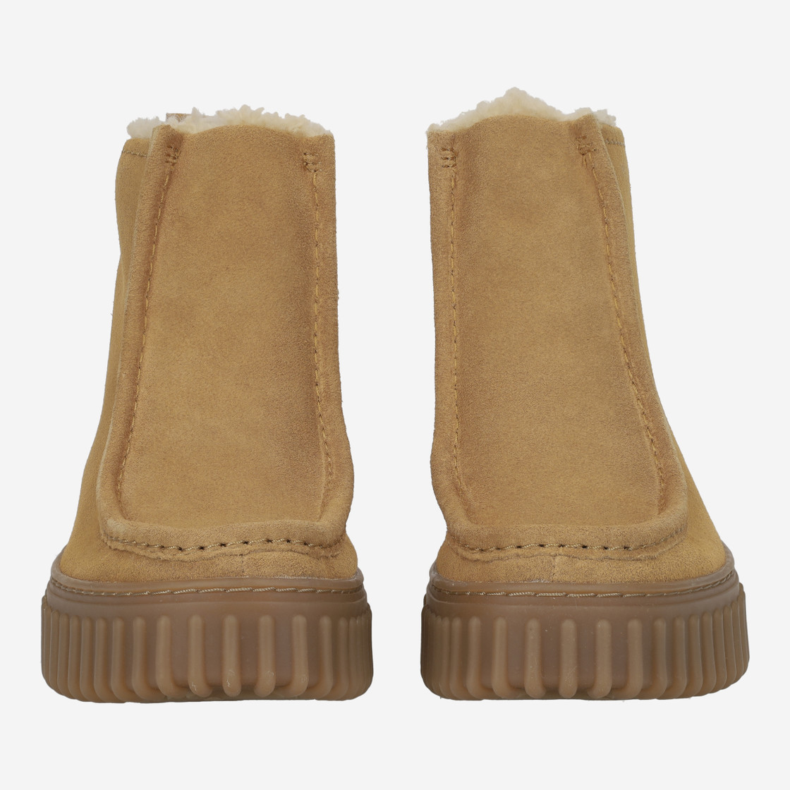Clarks Torhill Cozy - Beige - Front view