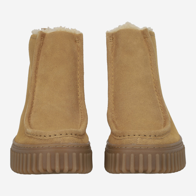 Clarks Torhill Cozy - Beige - Front view