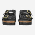 birkenstock ARIZONA PAP FLEXPLATFORM - Black - Front view