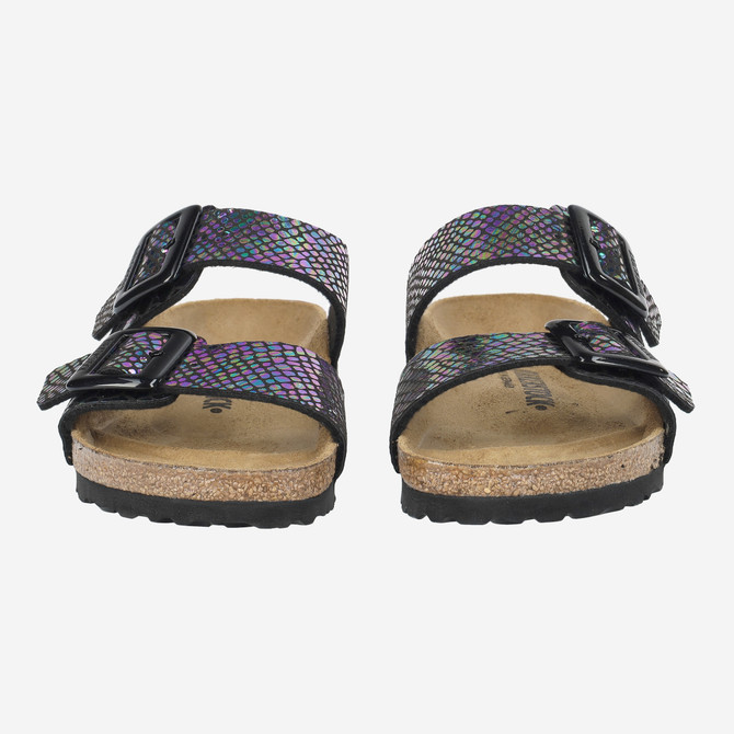 birkenstock SYDNEY CUSHION BUCKLE - black, combined - front view