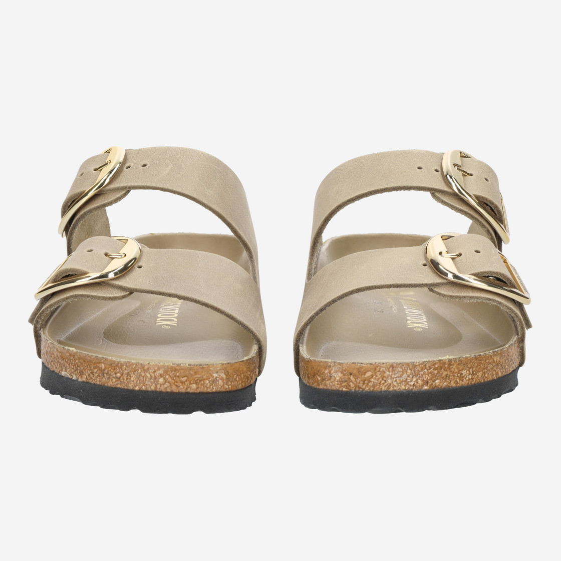 birkenstock ARIZONA BIG BUCKLE - Beige - Front view