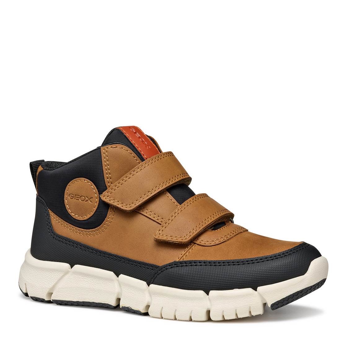 Geox FLEXYPER BOY - Brown combined - Front view