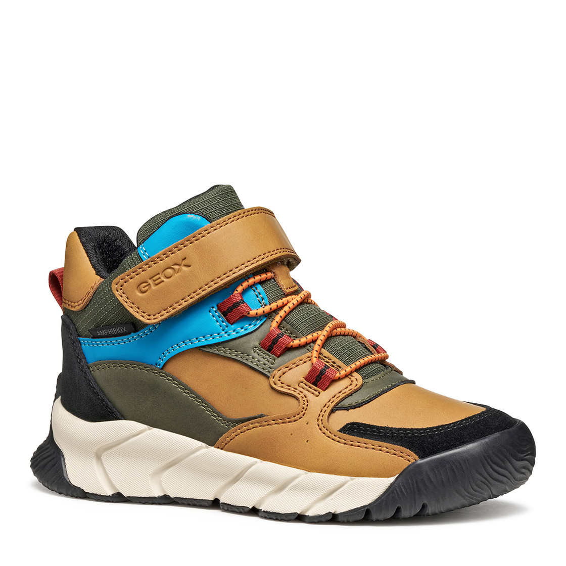 Geox FLEXYPER PRO - Brown combined - Front view