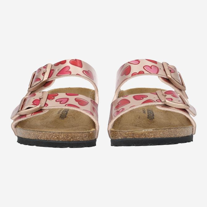 birkenstock ARIZONA BIRKO-FLOR - Colorful / Pink - Front view