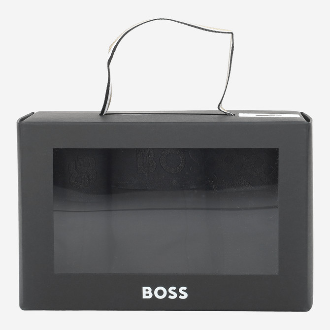 Boss Trunk 3P Logo Trio G - Black - Front view