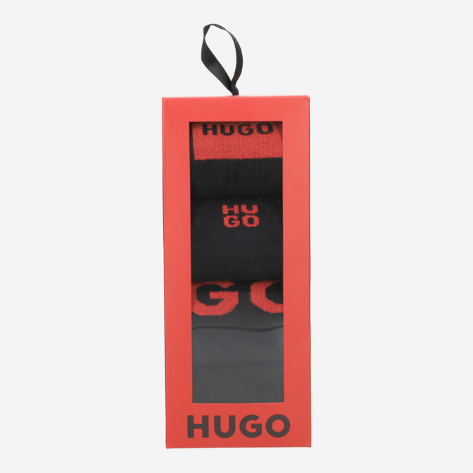 HUGO 4P RS GIFT RIB CC - Black - Front view